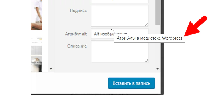 Атрибут тайтл к изображению